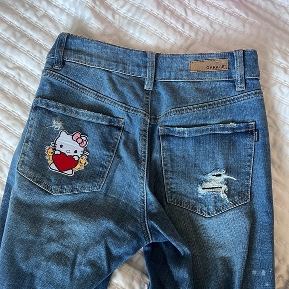 RE-WORKED Hello Kitty Garage Jeans - Picture 2 of 5